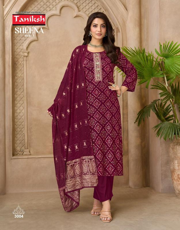 Taniksh sheena vol 3 kurti wholesale rate